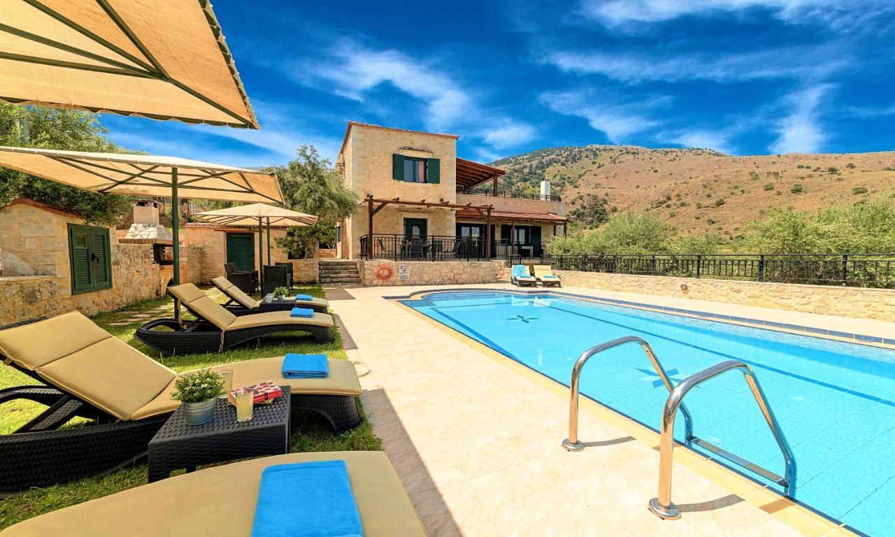 Villa Stelios Private Pool ゲオルギオポリス エクステリア 写真