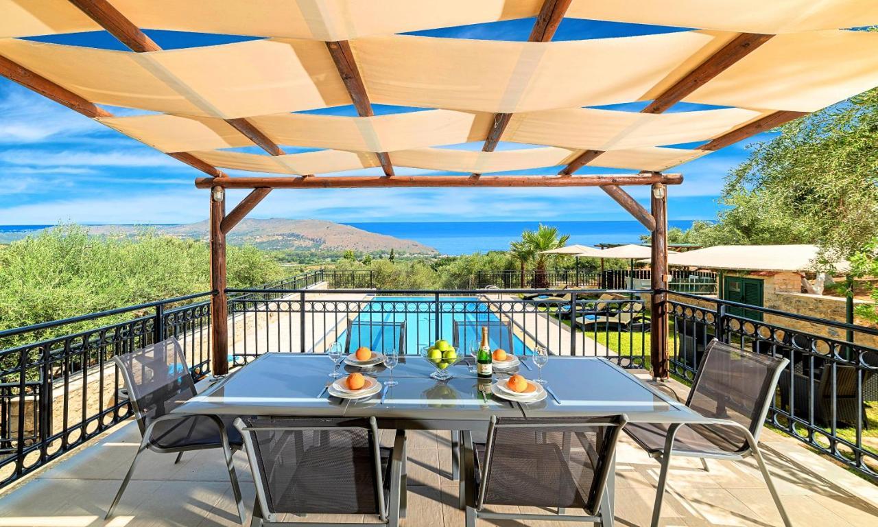 Villa Stelios Private Pool ゲオルギオポリス エクステリア 写真